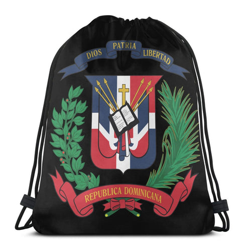 Dominican Republic Drawstring Bag - CaribeHeart Dominican Republic